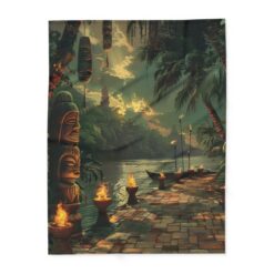 Tiki Jungle – Arctic Fleece Blanket
