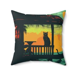 Cat Idols - #00013 - Faux Suede Pillow