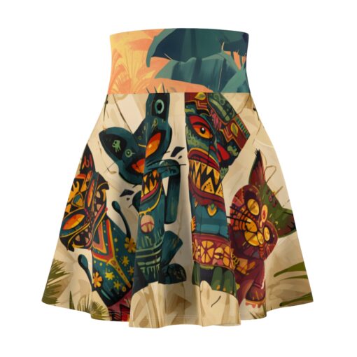 Catiki - Cat Idols #002 - Women's Skater Skirt
