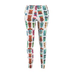Women's Tiki Head Casual Leggings