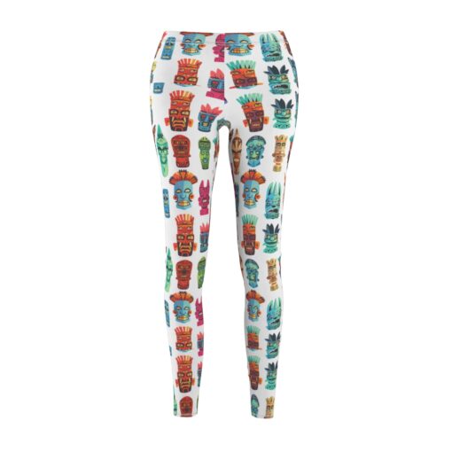 Women's Tiki Head Casual Leggings