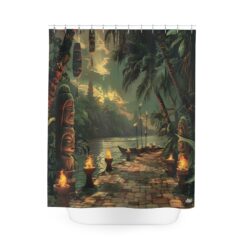 Tiki Jungle - Shower Curtain