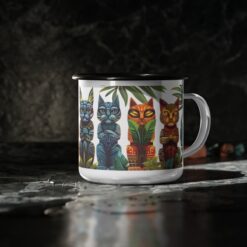 Catiki – Cat Idols #005 – Enamel Camp Cup
