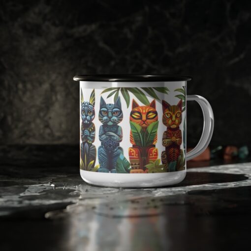 Catiki – Cat Idols #005 – Enamel Camp Cup