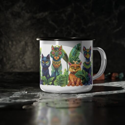 Catiki – Cat Idols #006 – Enamel Camp Cup