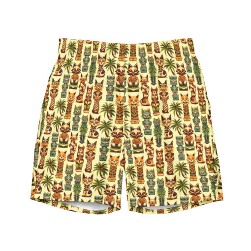 Tiki Tabby - Men's swim trunks - #00003
