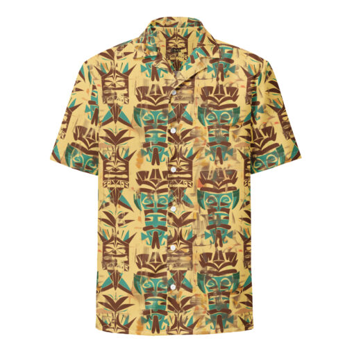 Tiki Time Traveler – Beachcomber Hawaiian Shirt – #000009
