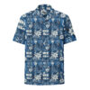 Blue Tiki Kitty - Beachcomber Hawaiian Shirt – #000017