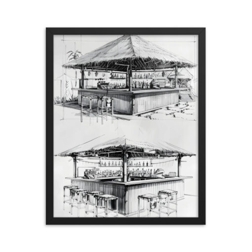 Backyard Tiki Bar - Design #000001