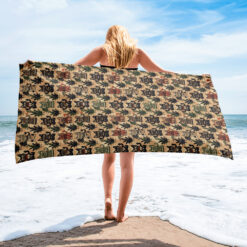 Cat Tiki and Sandy Beach - Towel