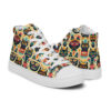Tropical Tiki Cats– Women’s High Top Canvas Shoes – #000016