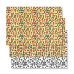 Catiki Originals - Tiki Inspired Wrapping Paper - Design Set #01