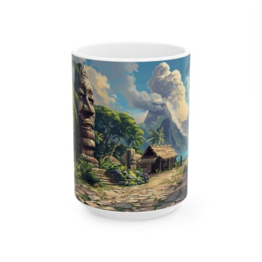 Tropical Tiki Island II - Ceramic Mug