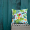Tropical Birds II – Premium Pillow – #000019
