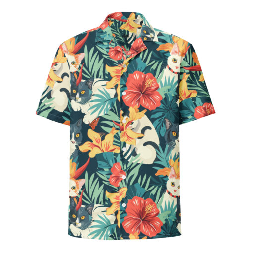 Catiki Tiki Cat I – Beachcomber Hawaiian Shirt – #000024
