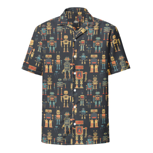 Retro Robot Toy I – Beachcomber Hawaiian Shirt – #000041