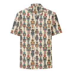 Retro Tiki Robot Toy II – Beachcomber Hawaiian Shirt – #000043