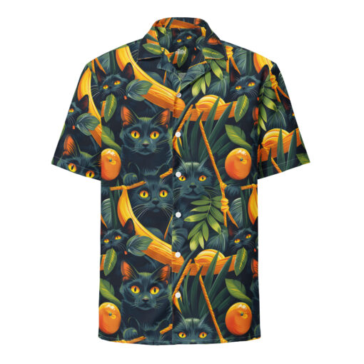 Tropical Jungle Cat I – Beachcomber Hawaiian Shirt – #000046
