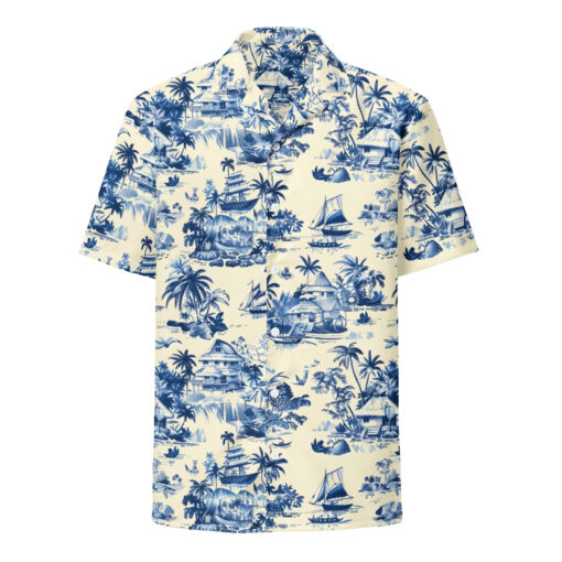 Blue Lagoon Paradise I – Beachcomber Hawaiian Shirt – #000048