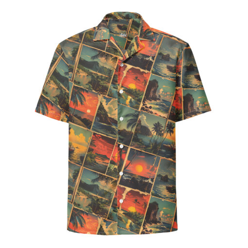 Tropical Travel Posters I – Beachcomber Hawaiian Shirt – #000055