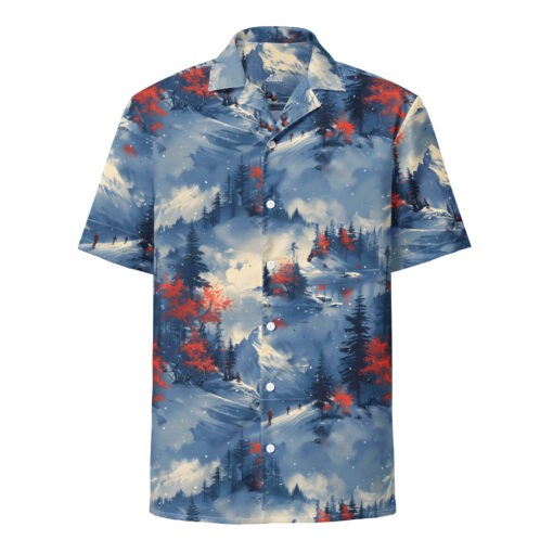 Tiki Aloha Mountain Serenity I - Beachcomber Hawaiian Shirt – #000060