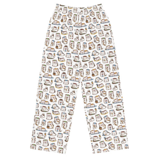 All-over print unisex wide-leg pants