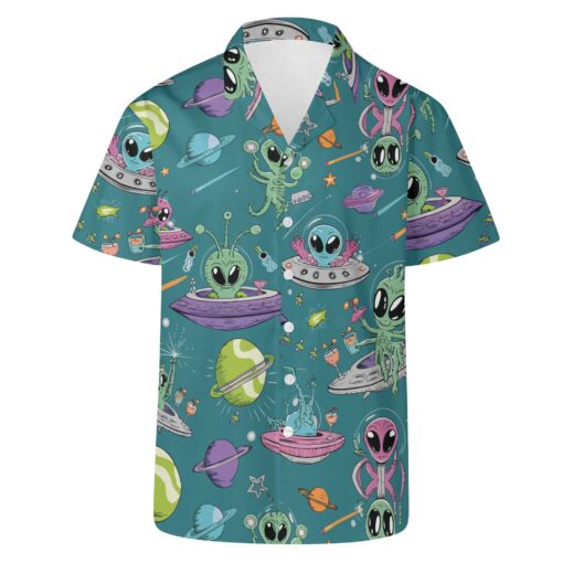 "Alien Holiday Vaction III" – Hawaiian Beacomber Tiki Shirt