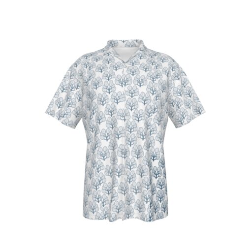 All-Over Print Men's Hawaiian Shirt With Pocket