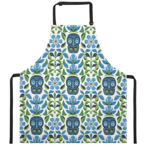 Tropical Tiki Garden Collection – Catiki All-Over Print Apron