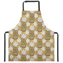 Tiki Pattern Collection – Catiki Tiki Bartender/BBQ Apron
