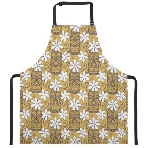 Tiki Pattern Collection – Catiki Tiki Bartender/BBQ Apron