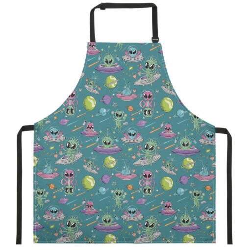 Tiki Alient Vacation Collection – Catiki Tiki Bartender/BBQ Apron