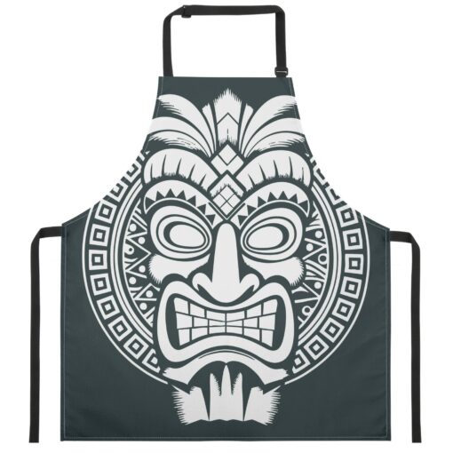 Tiki Mask Apron Collection – Catiki Tiki Bartender/BBQ Apron