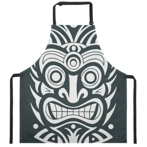 Tiki Mask Apron Collection – Catiki Tiki Bartender/BBQ Apron