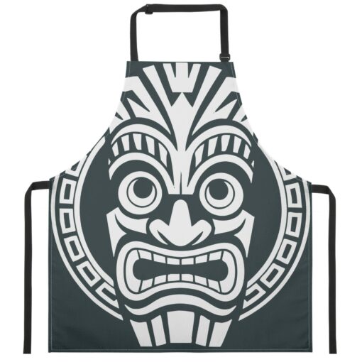 Tiki Mask Apron Collection – Catiki Tiki Bartender/BBQ Apron