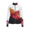"Watercolor Landscape II" Women's Long Sleeve Thumbhole Jacket