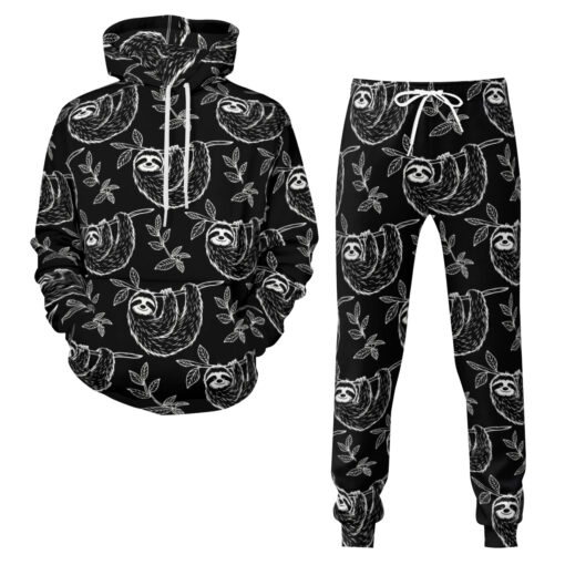 "Sloth Serenity Matching Sweatpants Set"