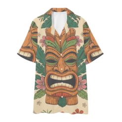 Catiki Originals - Men's Regular Fit Hawaiian Short Sleeve Shirt and Shorts Set