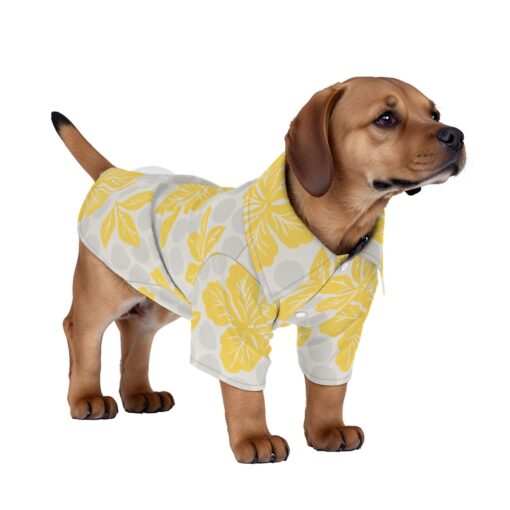 Catiki Pet Hawaiian Shirt – Golden Tropics Edition