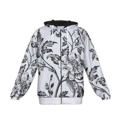 All-Over Print Men's Heavy Fleece Zip Up Hoodie