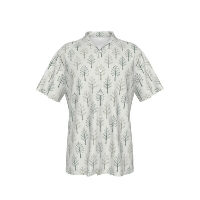 Nordic Tree Pattern – Catiki Originals Tiki Hawaiian Shirt (Cotton)