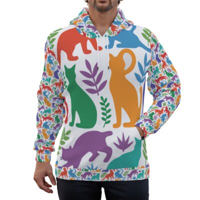 Eco-friendly All-Over Print Unisex Pullover Hoodie