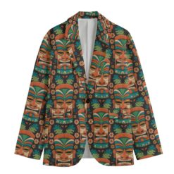 Men's Casual Flat Lapel Collar Blazer | 245GSM Cotton