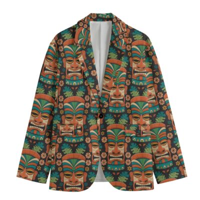 Men's Casual Flat Lapel Collar Blazer | 245GSM Cotton